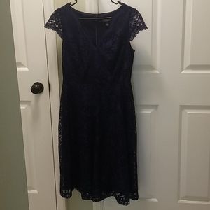 Navy Lace Dress